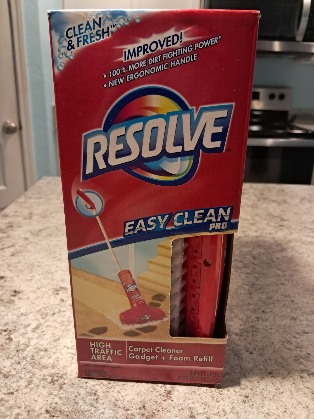 Resolve Easy Clean Pro Carpet Cleaner Gadget + Foam Refill