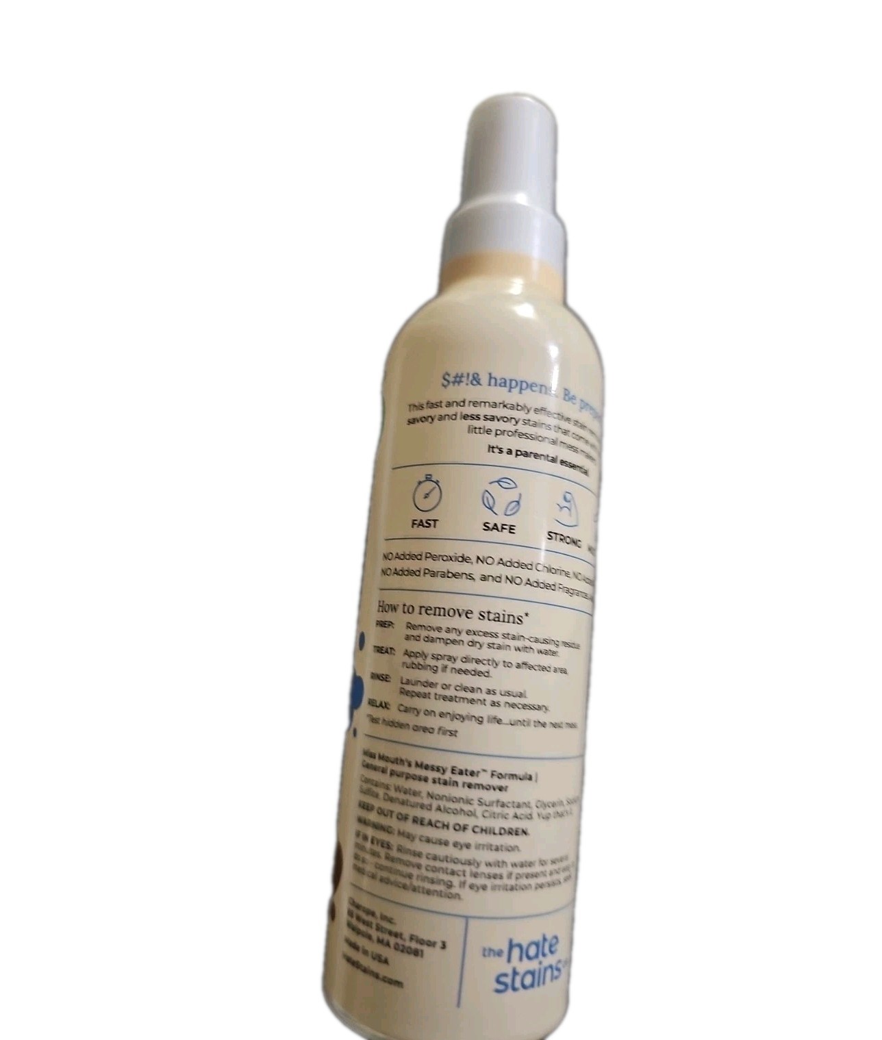 Miss Mouth’S Messy Eater Stain Treater Spray – 4Oz Stain Remover – Newborn & Bab