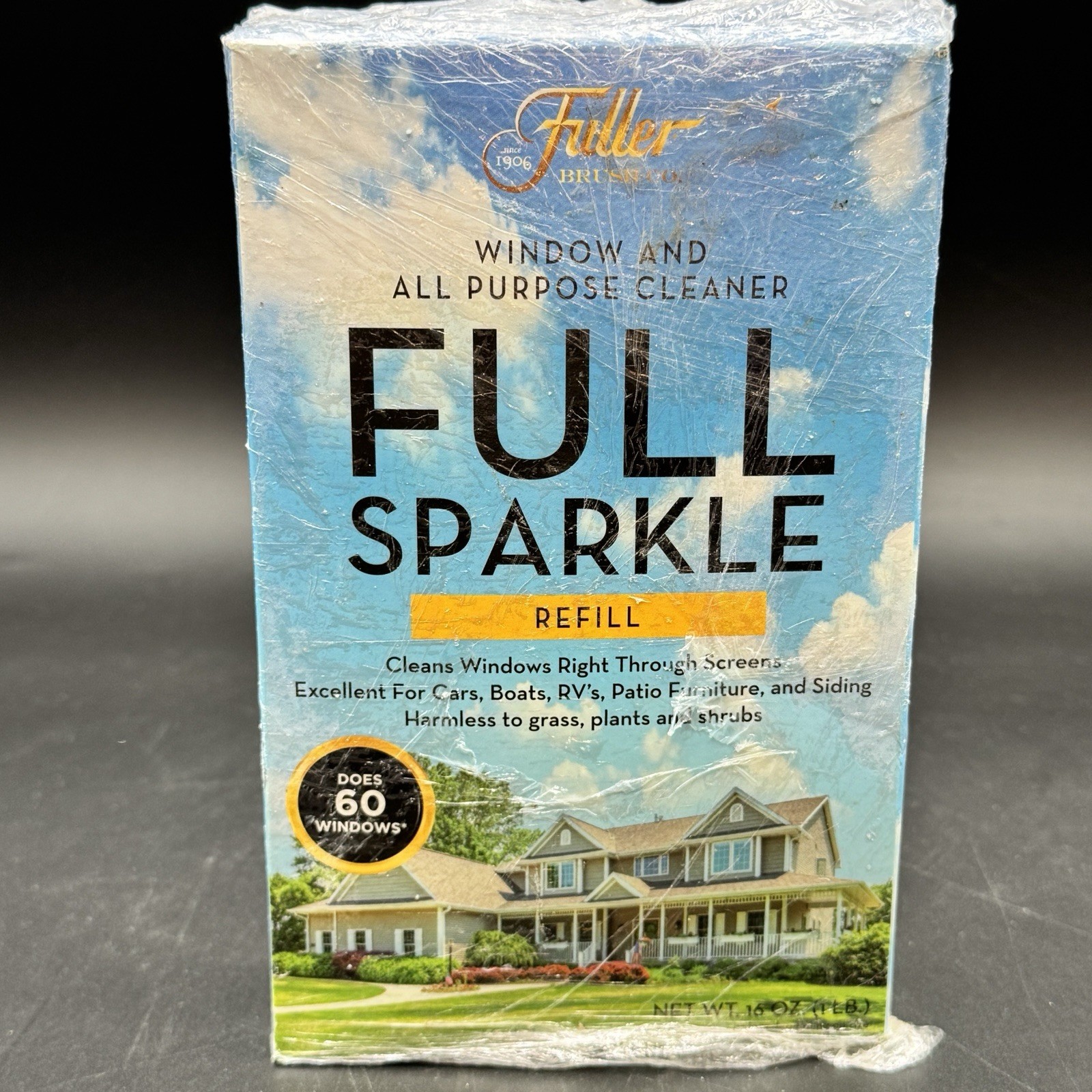 FULLER BRUSH – FULL SPARKLE REFILL 1 BOX – NEW Damaged Box