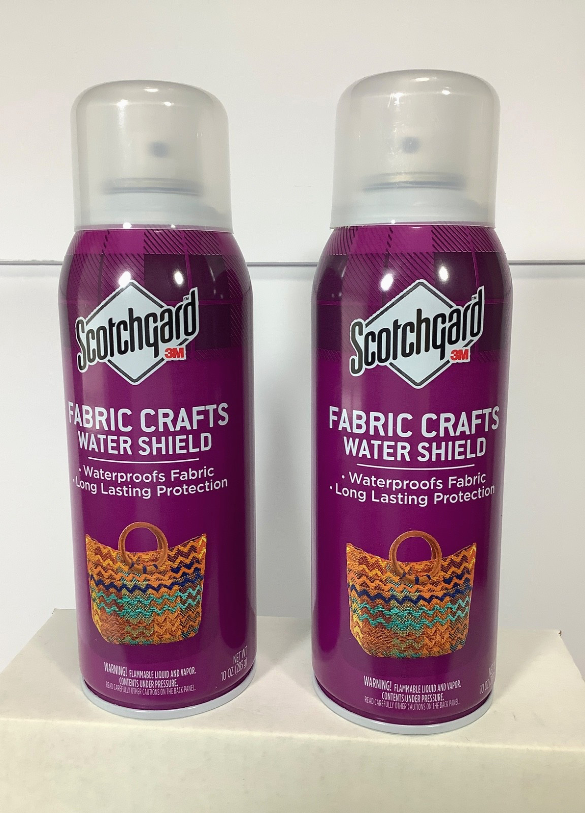 Scotchgard Fabric & Crafts Water Shield, (qty 2) 10 oz cans