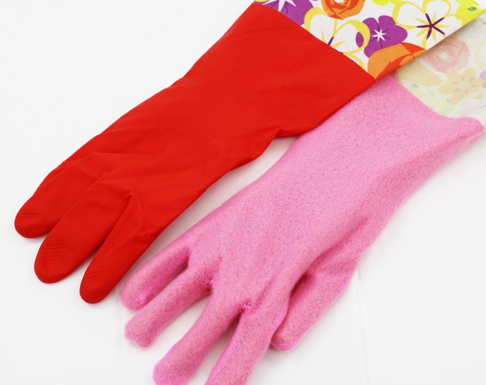 Dish Wash Fleece Warmer Gloves Warm Household Kitchen Fleece Gloves