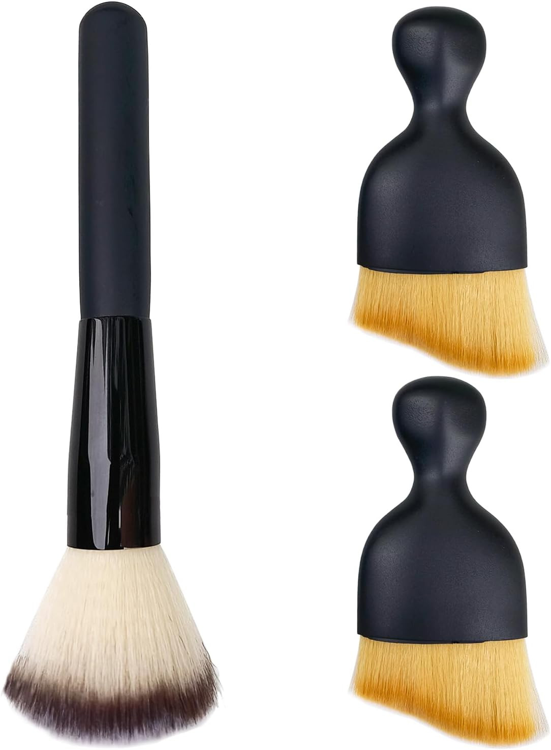 3 Pack Microfiber Duster, Small Dust Brushes, Feather Duster, Soft Fibers, Effic