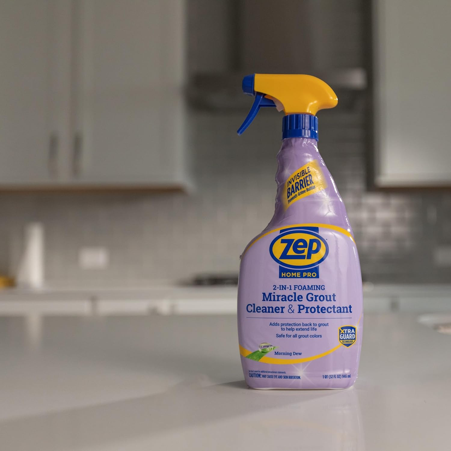 Home Pro Foaming Miracle Grout Cleaner & Protectant – 32 Fl. OZ – (Pack of 1) 2-