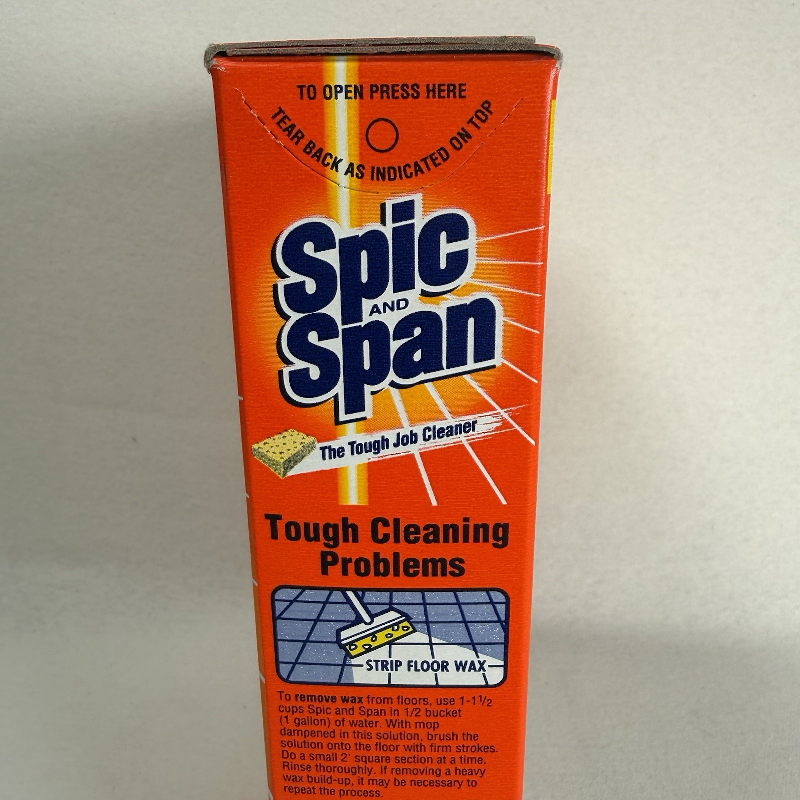 Spic and Span Extra Strength Powder Original Formula Tough Job Cleaner, 27oz