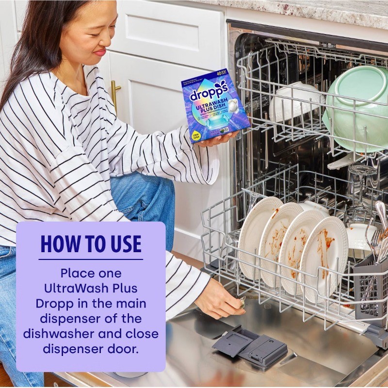 Dish UltraWash Plus Biobased Detergent Pods – Lemon Citrus – 16.93oz/40ct