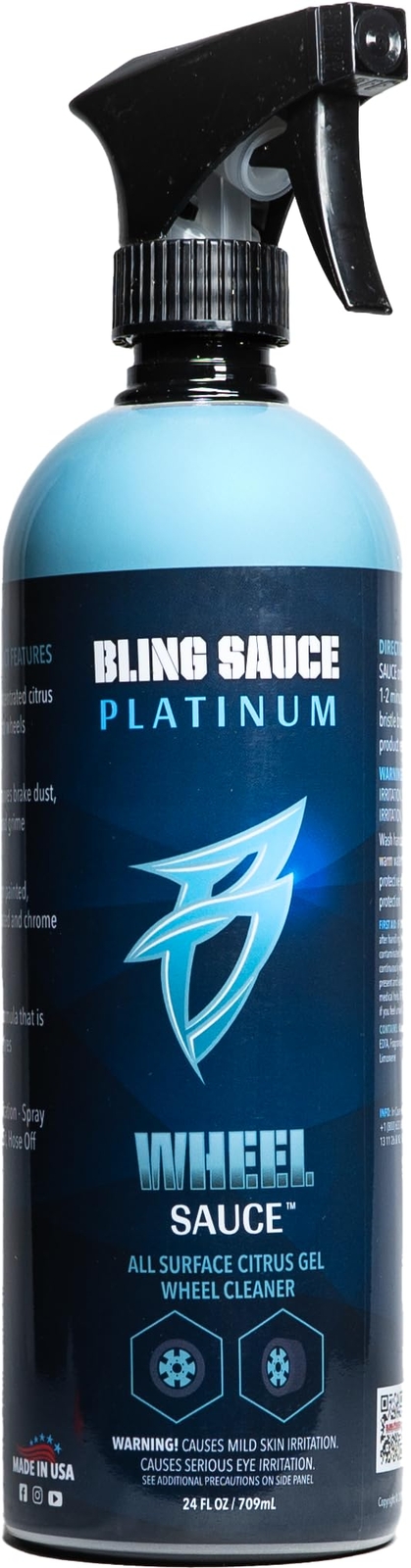 Citrus Gel Wheel Cleaner 24oz for Cars Trucks SUVs – Bling Sauce