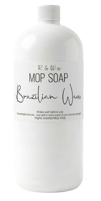 R&W CO. 32 oz Mop Soap Brazilian Waves Scented, Gentle Floor Cleaner for al…