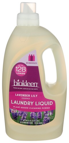 Bio Kleen Laundry Liquid Lavender Lily 64 oz (Pack of 6)