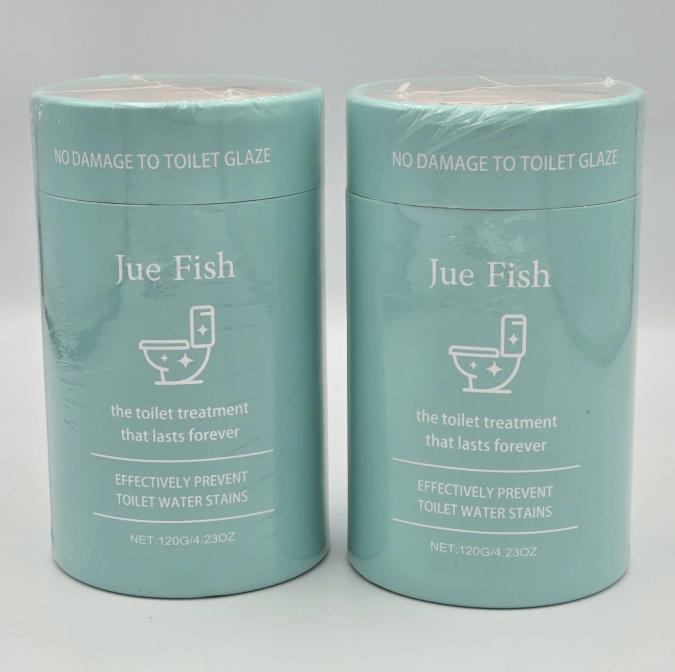 Lot Of 2 Jue Fish The Toilet Treatment That Lasts Forever / Prevent Water Stains