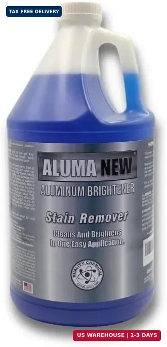 Aluminum Brightener/Stain Remover/Cleaner & Restorer/Made in USA/Quality Chemica