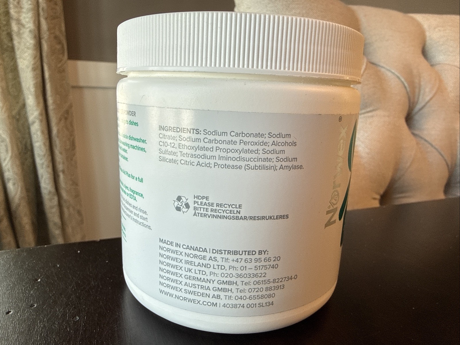 Norwex Ultrazyme Dishwasher Powder 450 g – Open