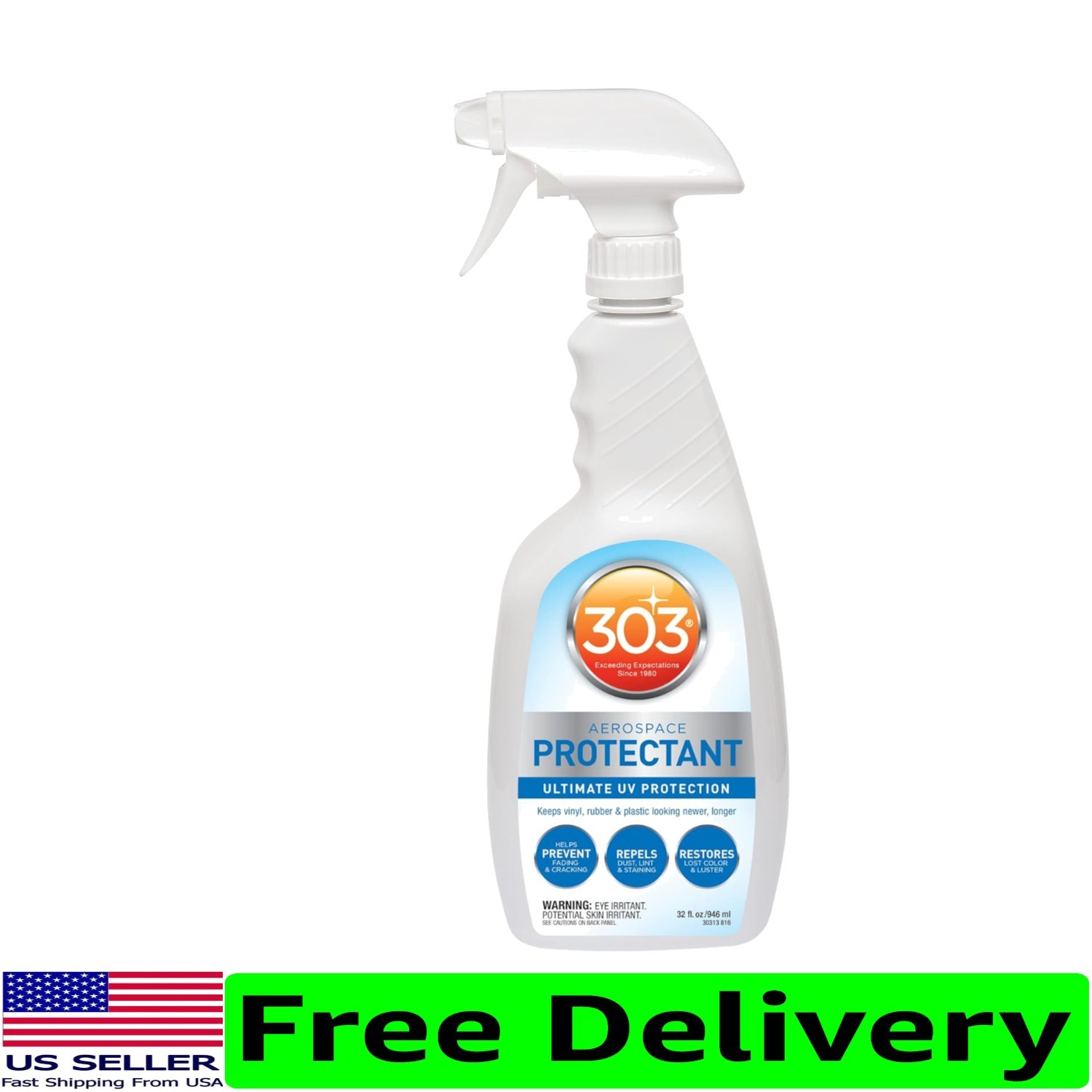 32 Fl. Oz 303 Aerospace Protectant – Matte Finish for Lasting Surface Care