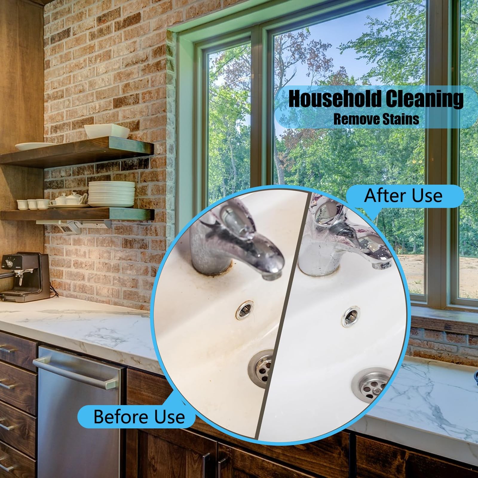 2024 New Upgrade Toilet Cleaning Screens Toilet Cleaner Hard Water 5.5 x 4 Inch