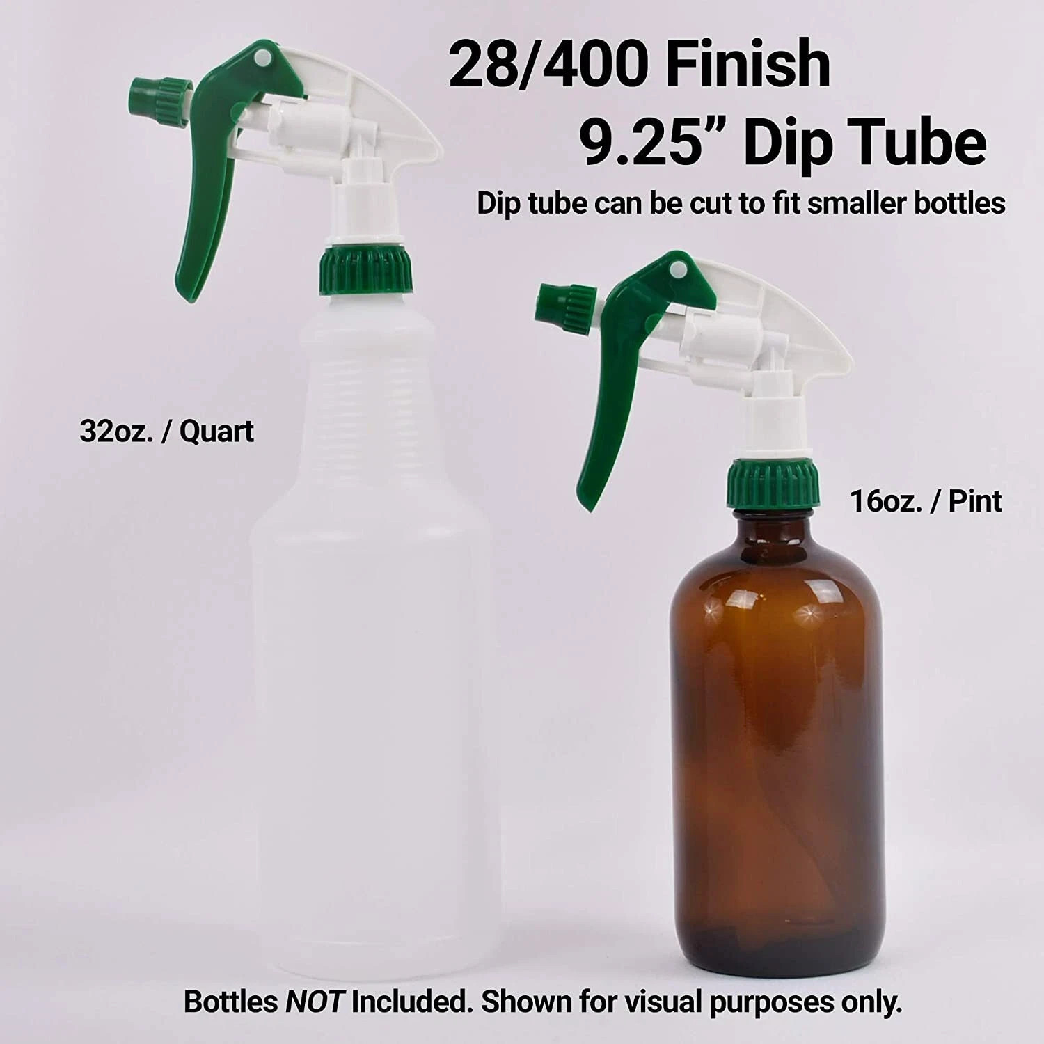 5 Pcs Heavy Duty Chemical Resistant Trigger Sprayer Spray Bottle Nozzle Head