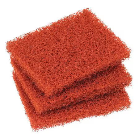 Scotch-Brite 746Cc Scouring Pad, 4″ L X 5-1/4″ W, Orange, Pk6