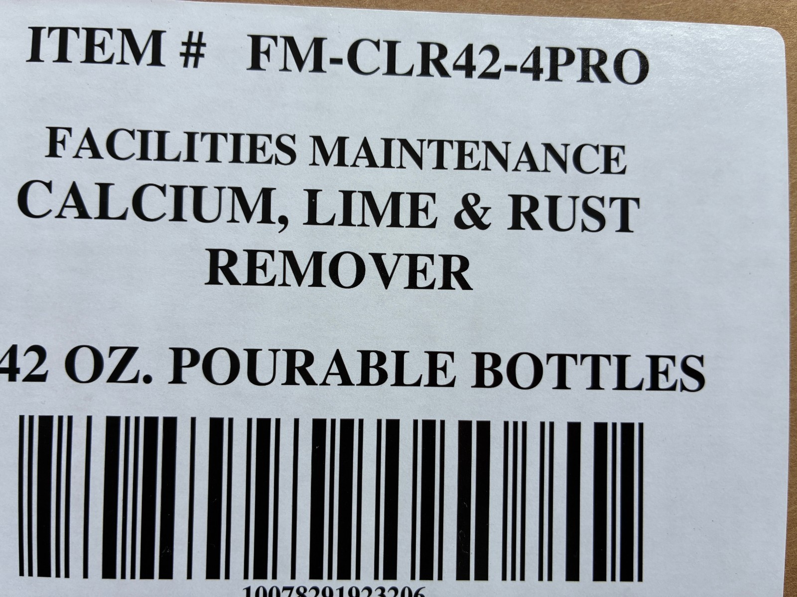 CLR PRO G-Fm-Clr42-4Pro Calcium Lime And Rust Remover, 42 Oz, Jug PRO
