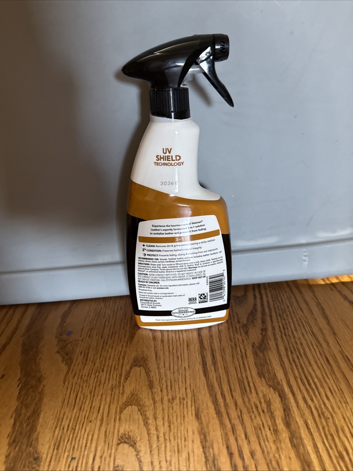 All-in-One Leather Cleaner & Conditioner – 12 Fl Oz – No Residue, UV Protection