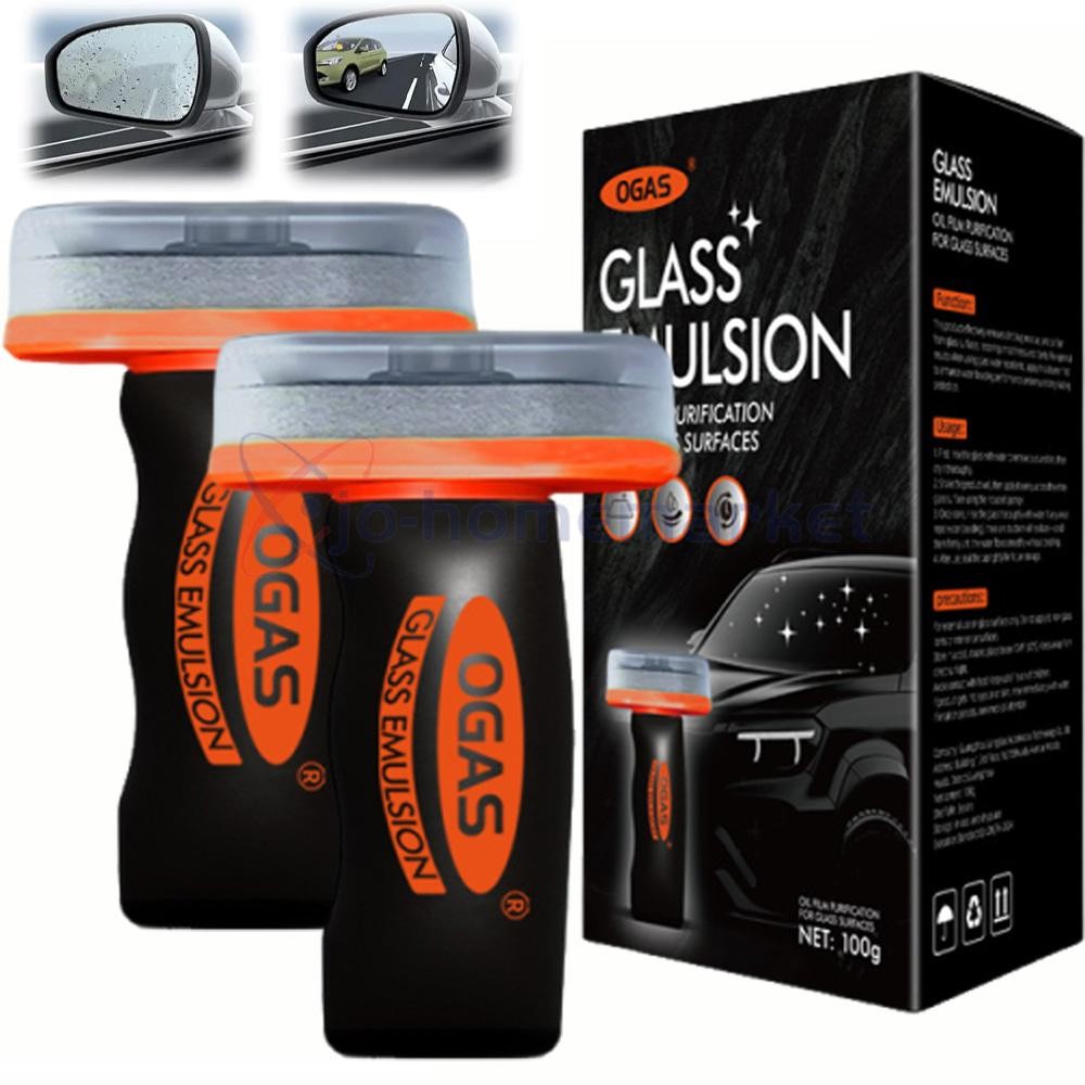 2X 100ML Car Glass Guard,Car Oil Film Cleaner,Glass Guard Windshield Cleaner