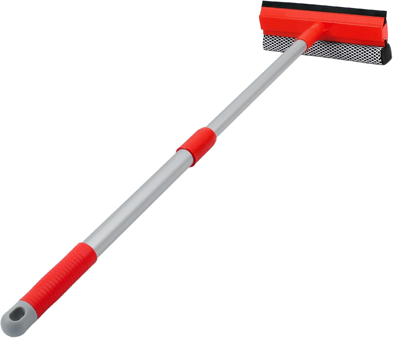 Windshield Cleaner Tool 2 in 1 Car Window Squeegee with Extendable Handle (18″-2