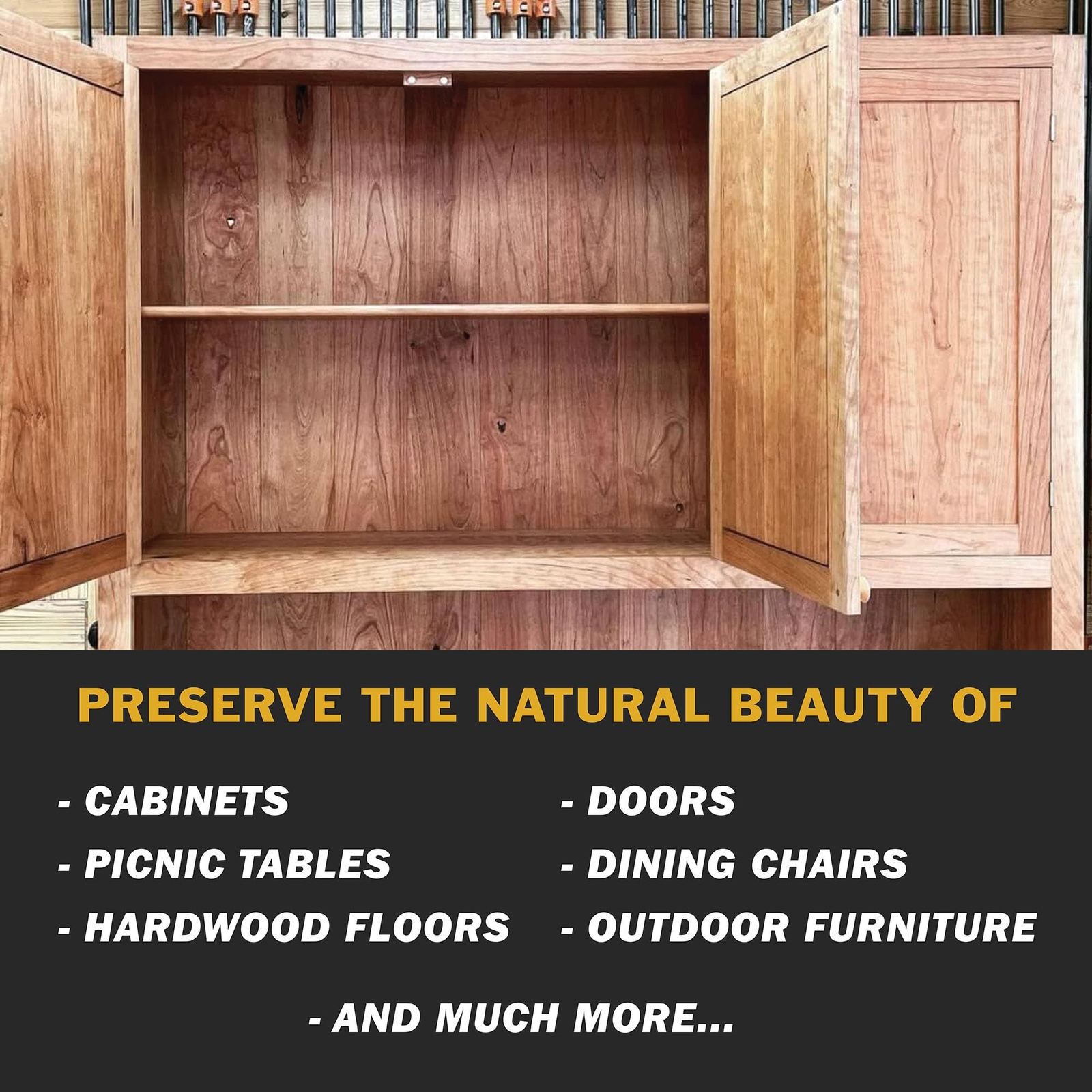 100% Pure Tung Oil, Wood Finish for Any Woodworking Project Natural. 32oz Jug K