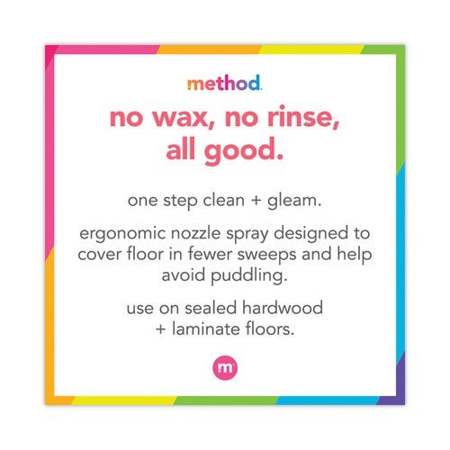 Method Squirt+Mop Wood Floor Cleaner, Almond Scent, 25 oz Squirt Bottle, 3/Pack