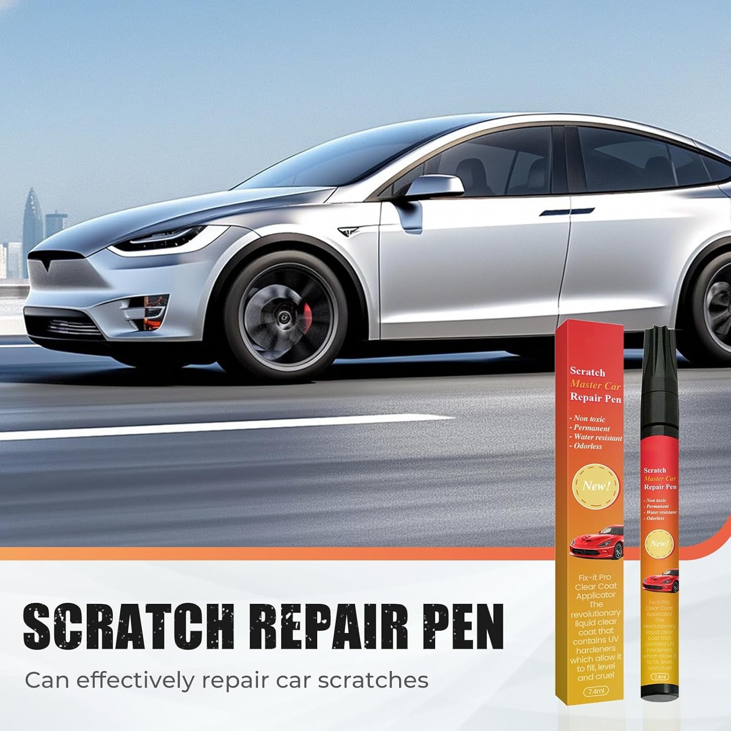 1~3Pcs Magic Car Scratch Removal Pen,Car Paint Scratch Remover Pen For All Cars