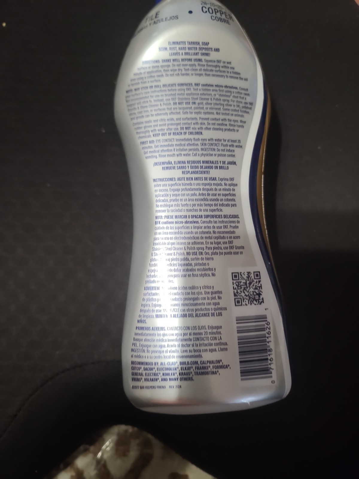 Bar Keepers Friend Soft Cleaner Premixed Formula, Citrus, 26 Ounce