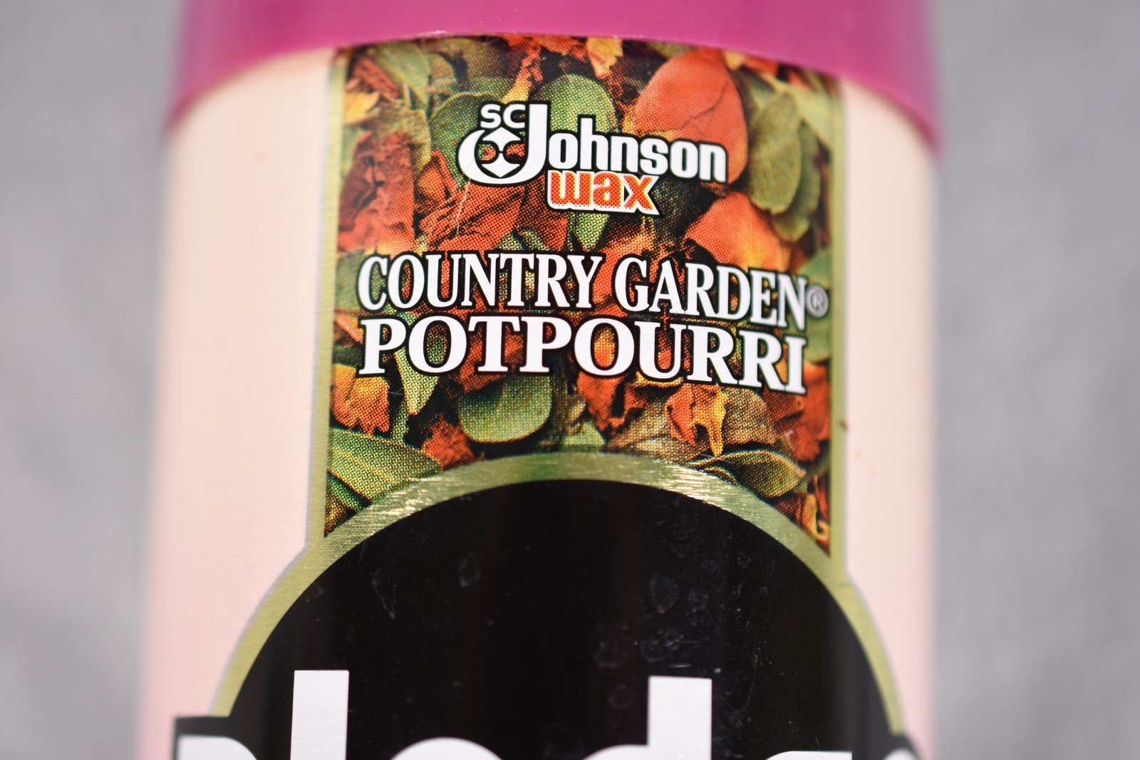 Vintage Pledge Country Garden Potpourri Wood Cleaner Smear Free No Wax 12.5 1993