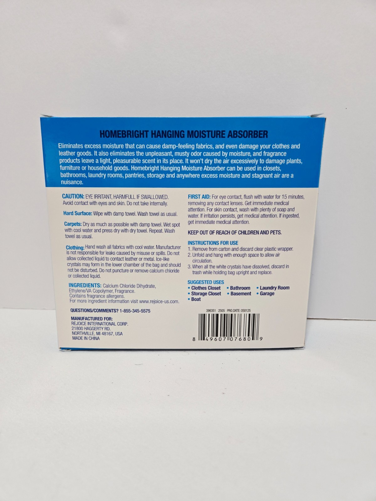 New Home Bright Select Fresh Scent Hanging Moisture Absorber 1-Pack 7.4 oz