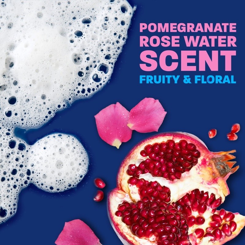 4 Pack EZ-Squeeze Dish Soap Pomegranate Rose Water Effortless Cleaning No Mess
