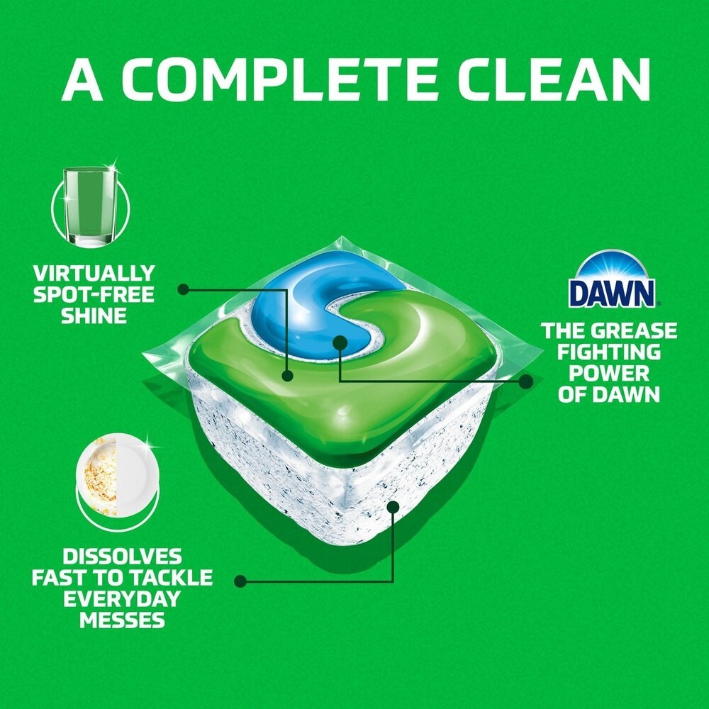 Cascade Complete Dishwasher Detergent ActionPacs, Fresh Scent, 78 ct