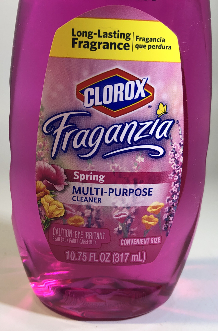 Clorox Fraganzia Spring Multi-Purpose Liquid Cleaner 10.75oz Blt Concentrated