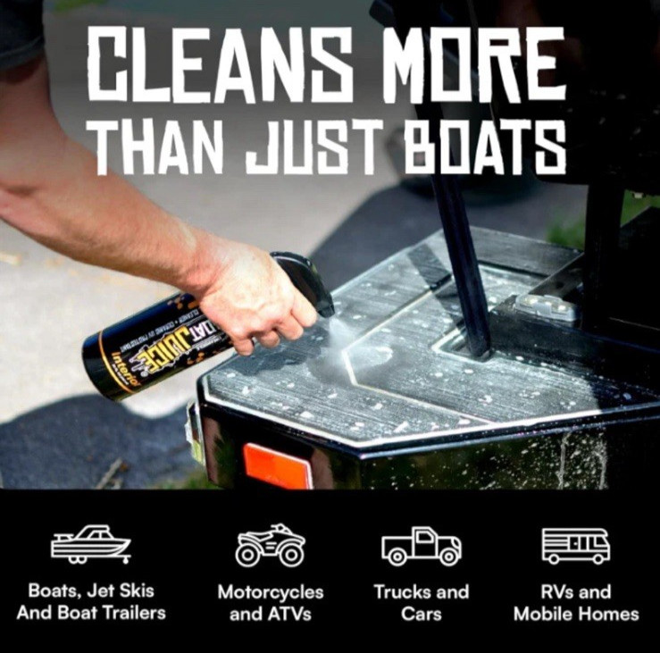 Boat Juice 2in1 Interior Boat Cleaner & Protectant Spray | Vinyl Boat Seat