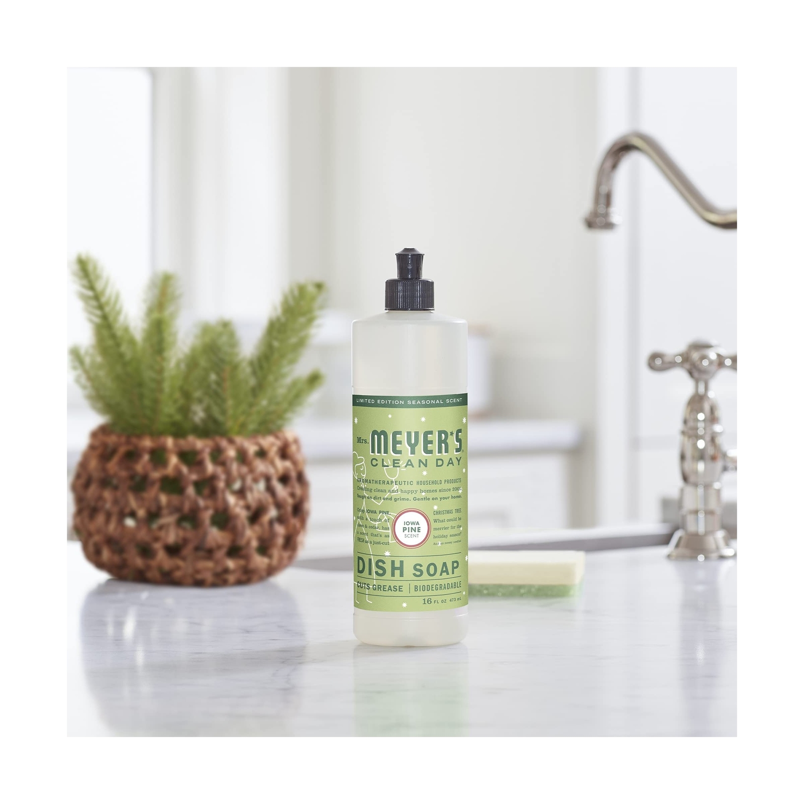 Mrs. Meyer’s Liquid Dish Soap, Biodegradable Formula, Limited Edition Iowa Pi…