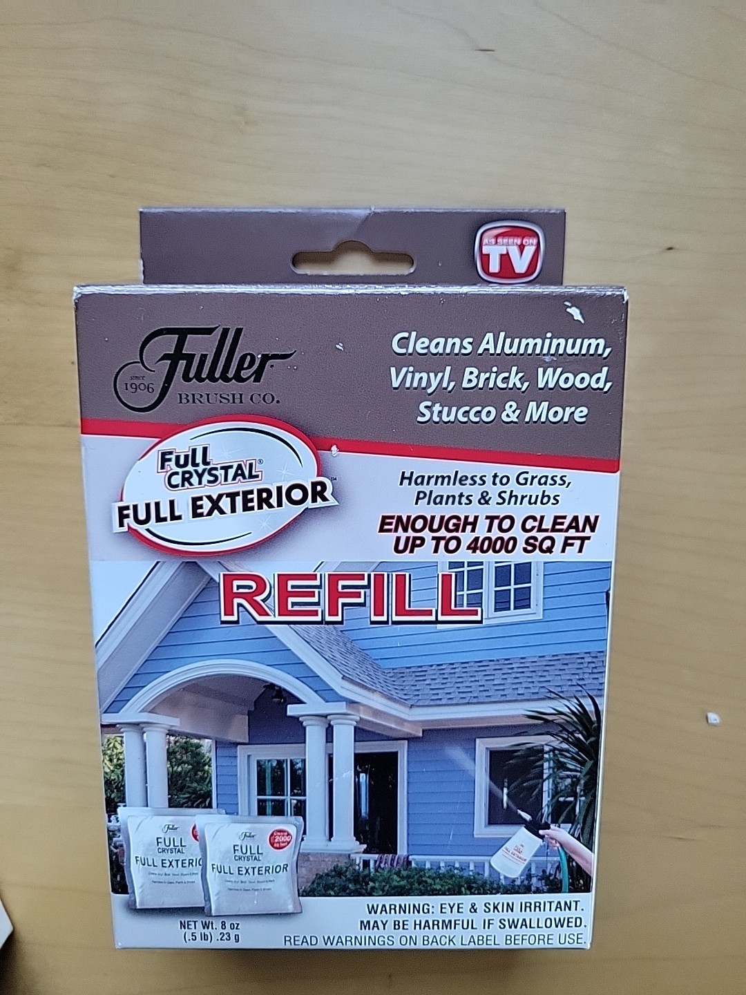 2 Fuller Brush Full Crystal Full Exterior Refill – 8 oz Powder, New Sealed.