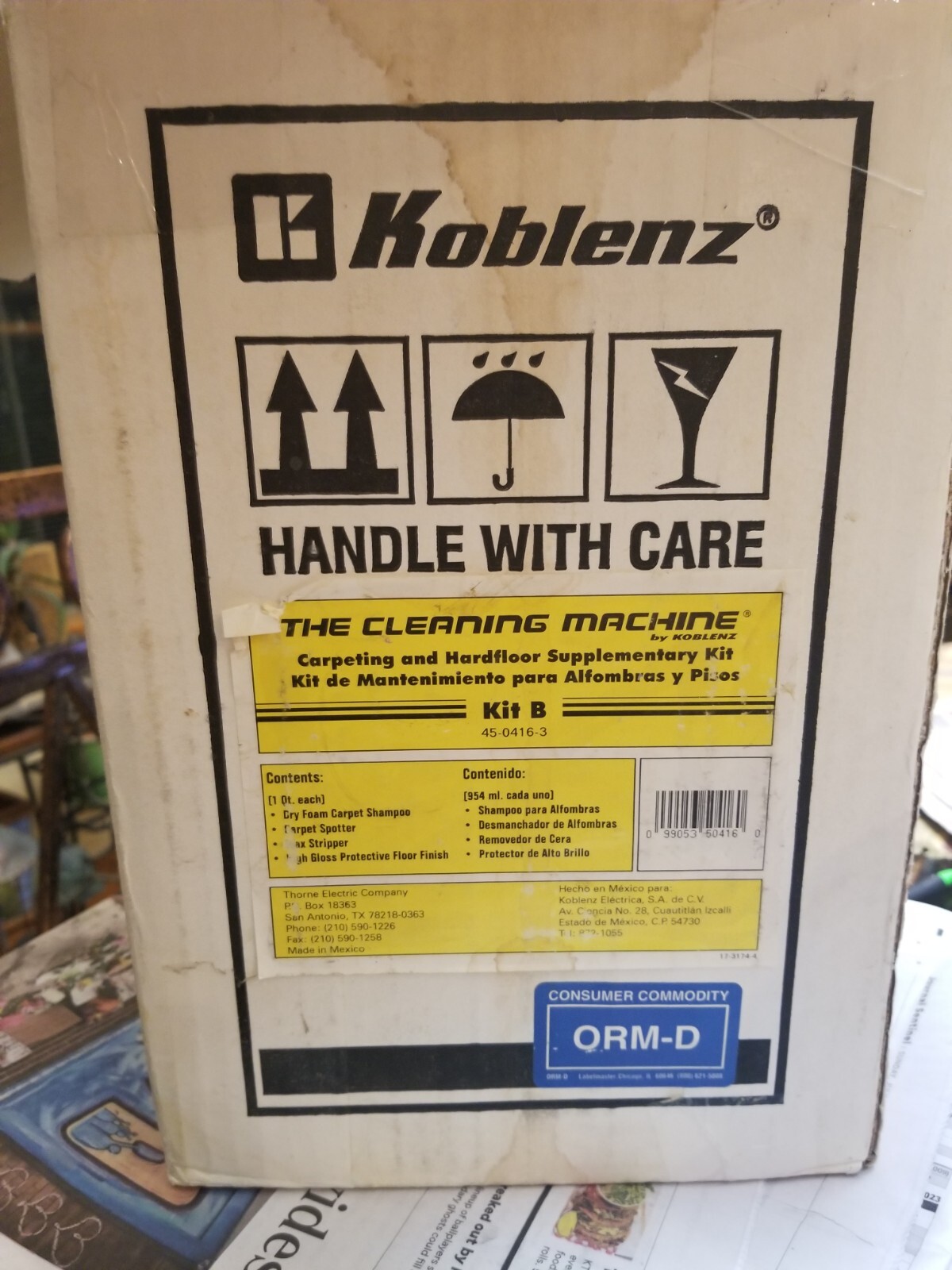 (4) 32oz Bottles Koblenz Professional Floor Care Products Kit B Ships FREE!!