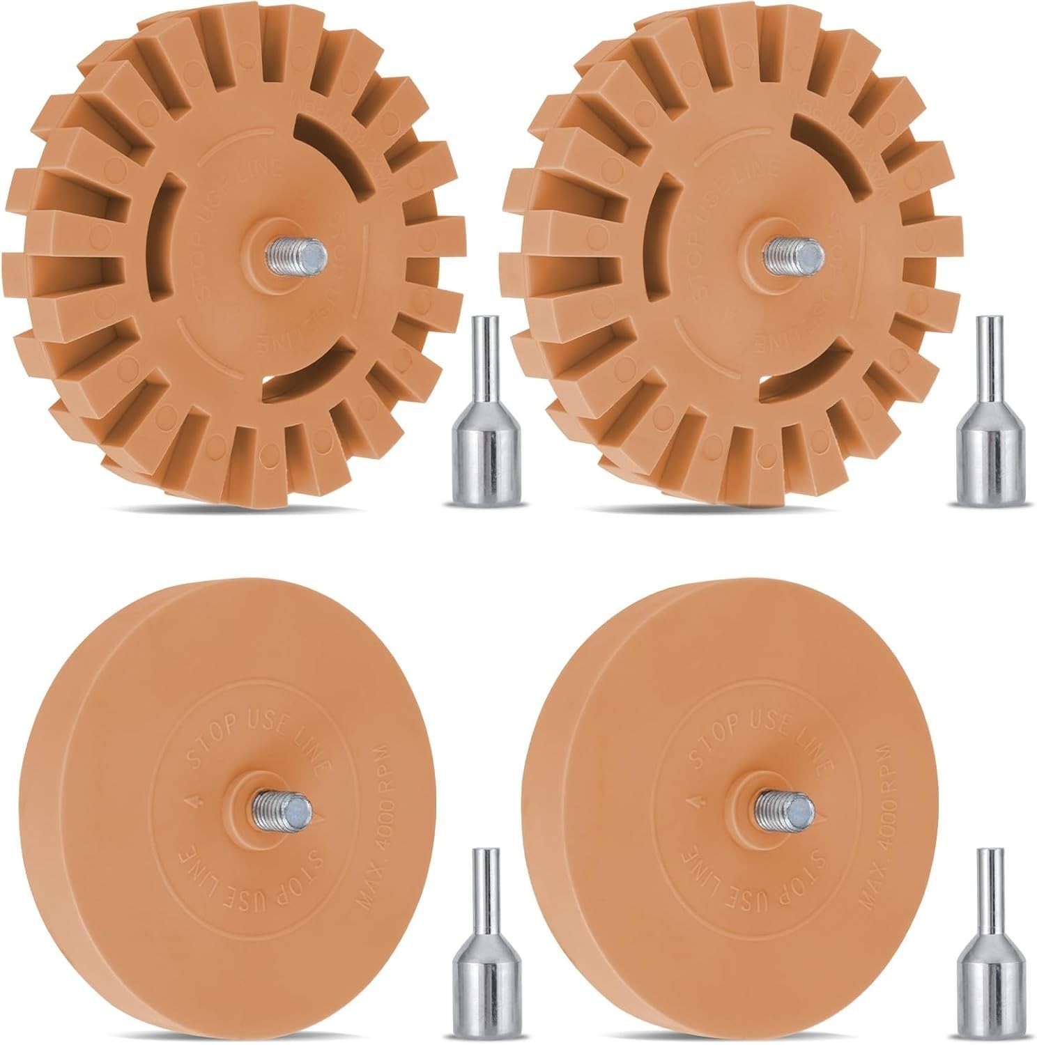 Complete 4-Piece Rubber Decal Removal Kit – Precision Cleaning Without Damage