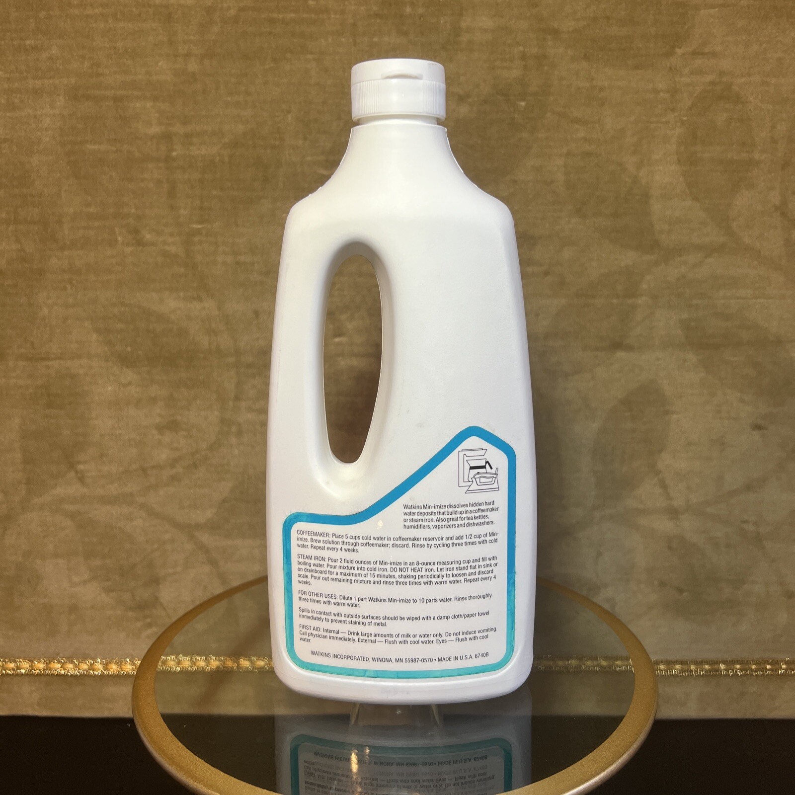 Watkins Min-imize Hard Water Deposit Dissolver Made USA NOS Discontinued