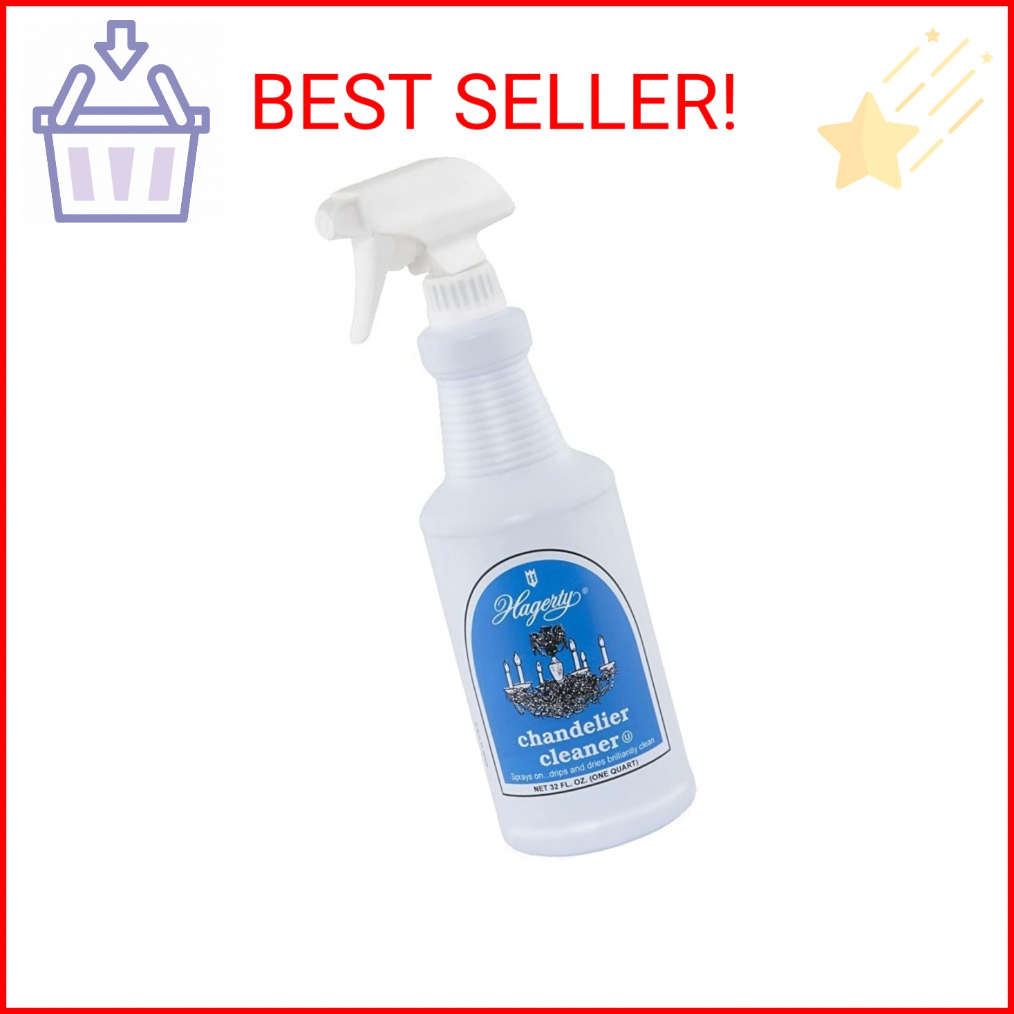 Hagerty Chandelier Cleaner – Spray On Chandelier Cleaner Drip Dry Spray No Wipe