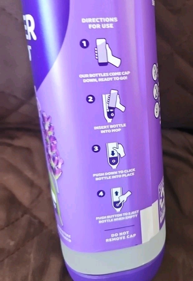 Lot Of 5~Power Mop Refill Solution, Floor Cleaner for Mop Tile, Vinyl, Lamina