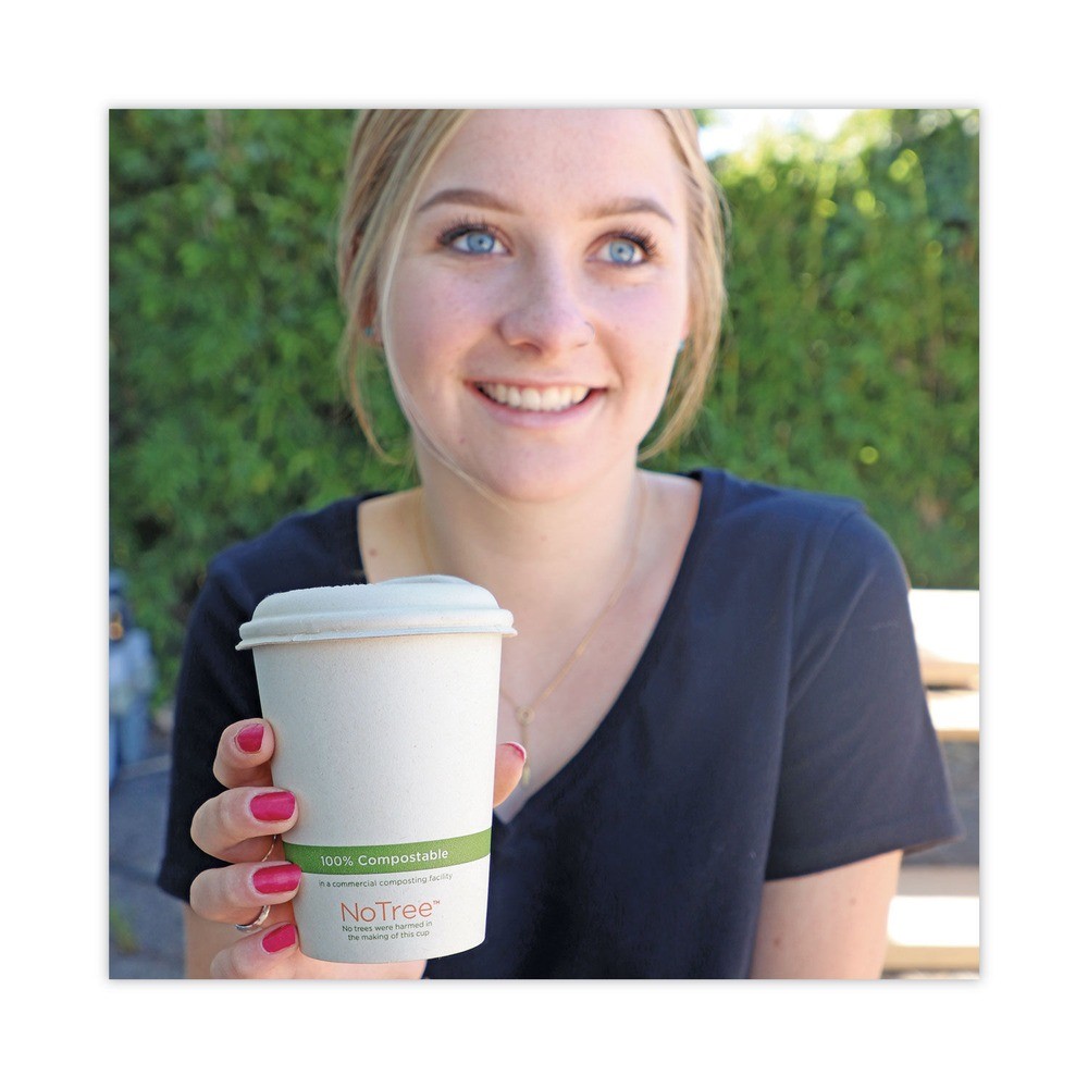 World Centric CUSU10 10 oz. NoTree Paper Hot Cups – Natural (1000/Carton) New