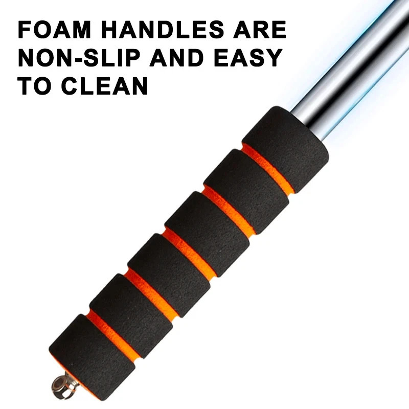 3× Car Extendable Handle Windshield Cleaner Telescopic Glass Wiper Cleaning Tool