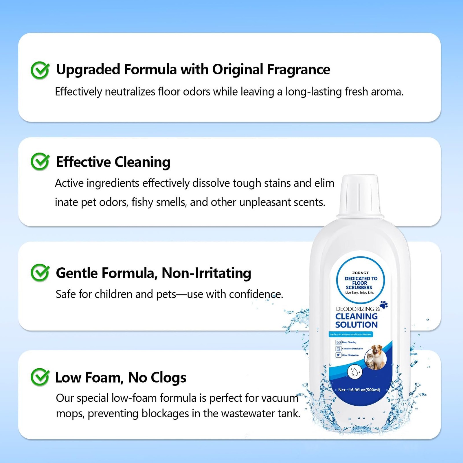 Floor Cleaning Solution, Pet-Friendly Deep Deodorizer, with Tineco and Robot …