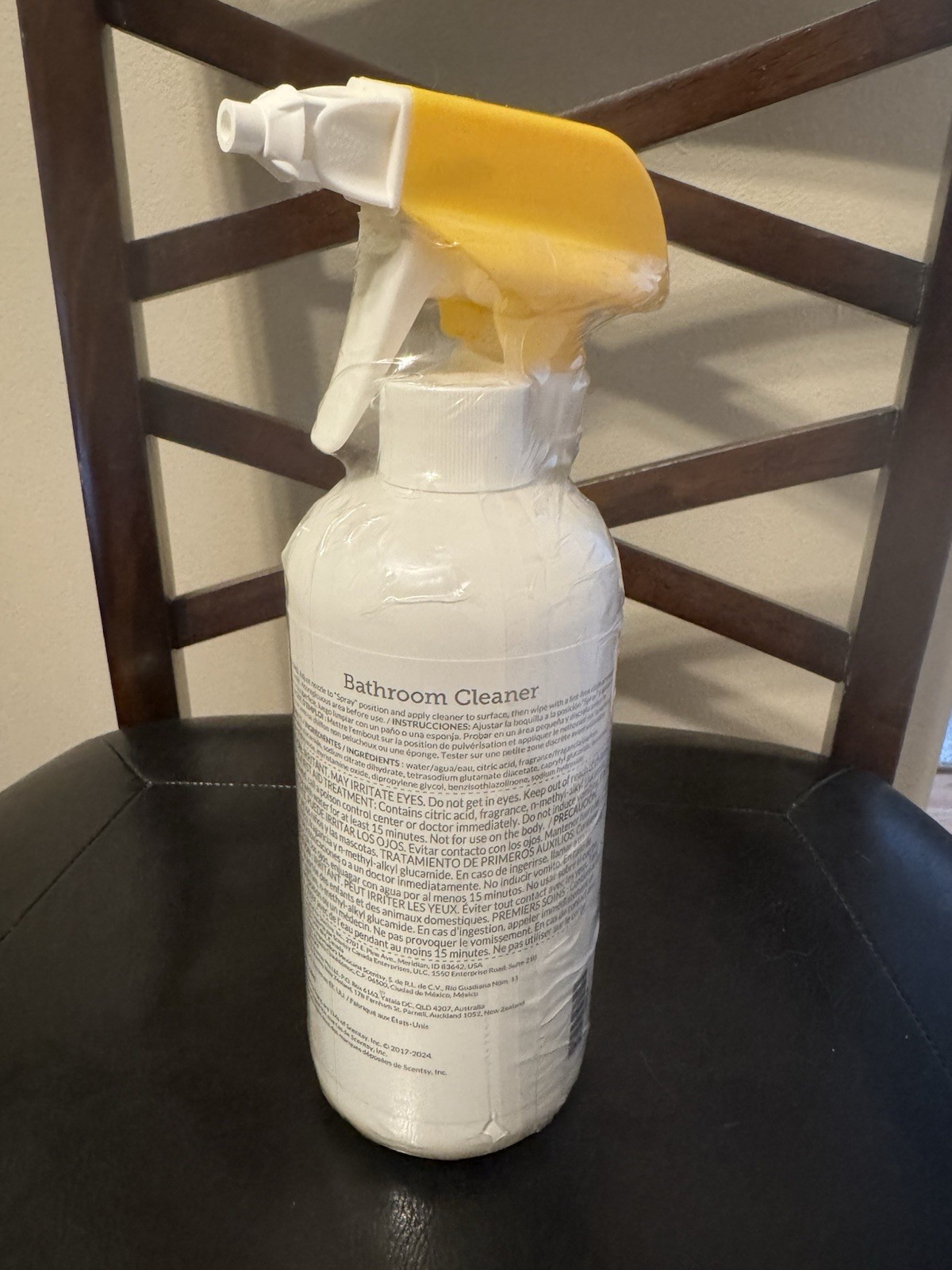 Scentsy Bathroom Cleaner Spray – White Tea & Cactus Scent 16 Oz. Sealed!