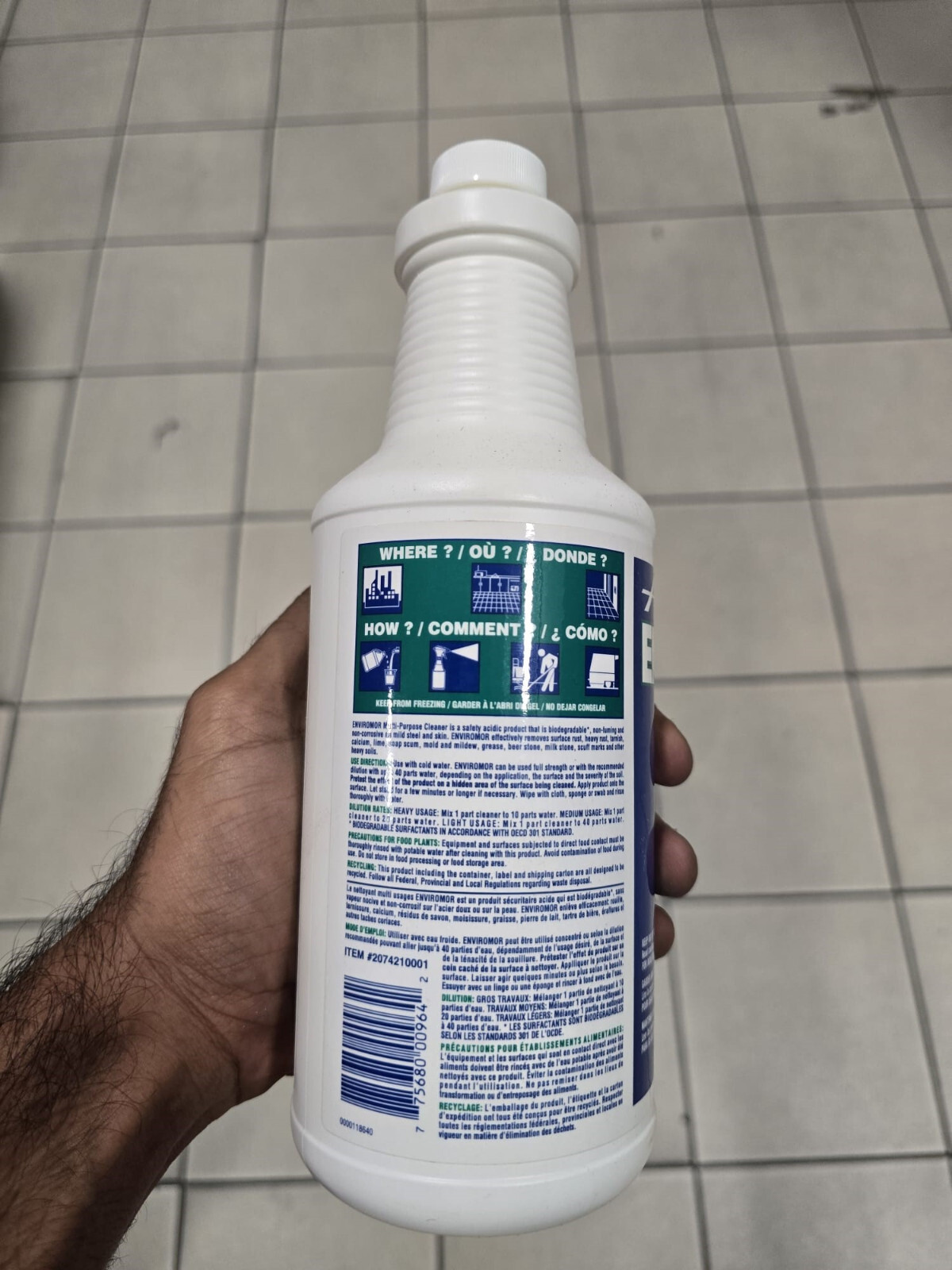 AVMOR ENVIROMOR MULTI PURPOSE CLEANER “US STOCK”