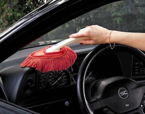 California Mini Duster Red Utility Sponge for Dusting Car Home Appliances