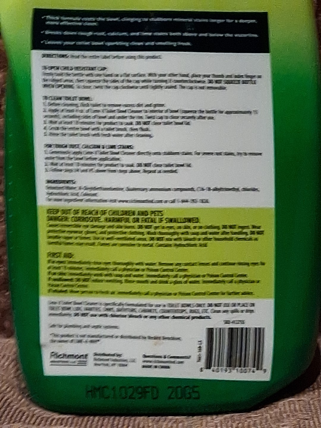 4 PACKS Lime-X Thick Gel Formula Toilet Bowl Cleaner / 16 fl oz