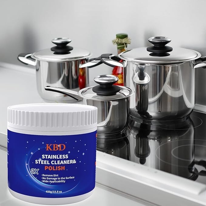Stainless Steel Cleaning Gel Multi Function Cleaner Paste 15.8oz 450g