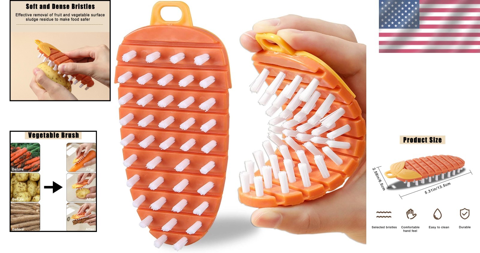 2PCS Egg Brush,Egg Cleaner, Egg Washer for Fresh Eggs,Egg Scrubber Farm Fresh Eg