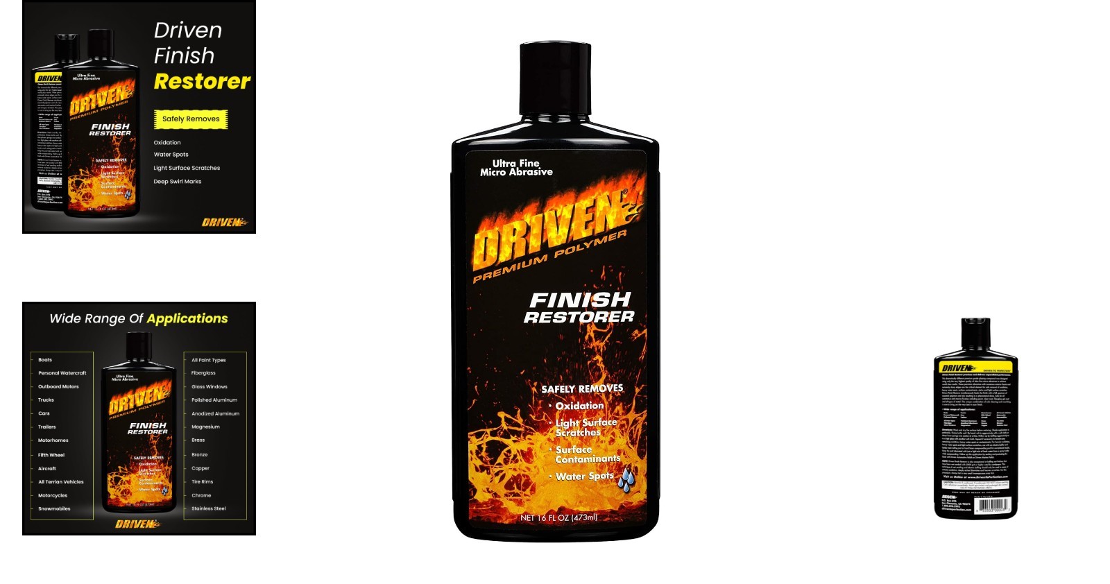Finish Restorer for Cars and Boats – Removes Oxidation and Scratches